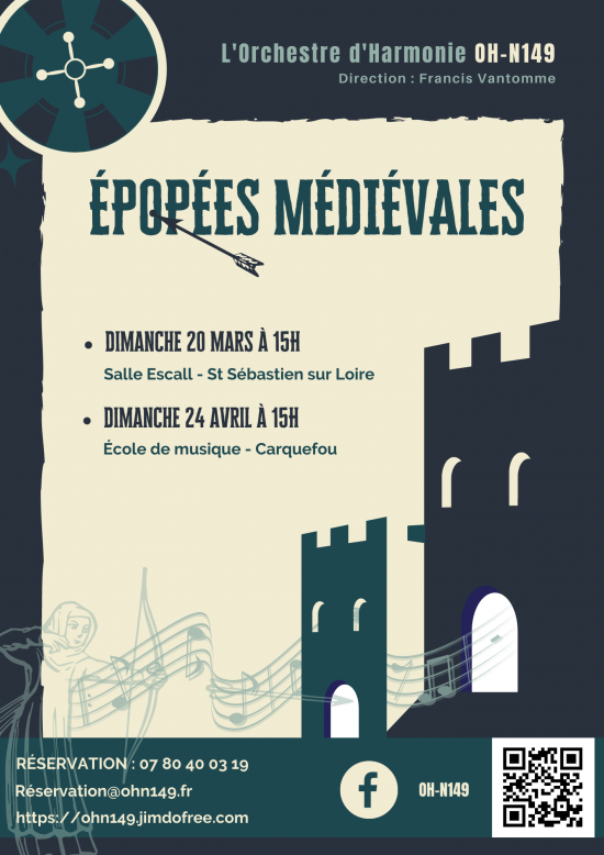 affiche du programme epopées médiévales